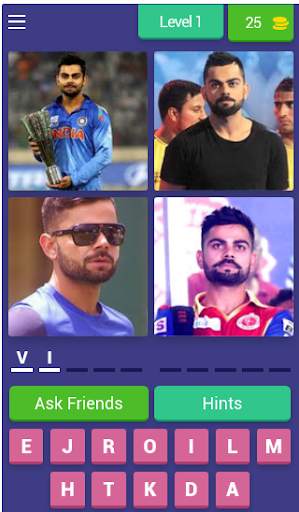 Cricketer Quiz screenshot 1
