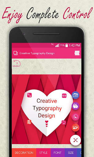 Creative Typography Design screenshot 4