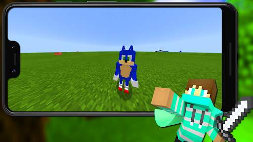 Hedgehog Sonic in Minecraft screenshot 1