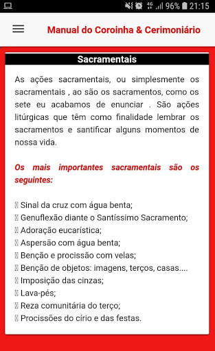 Guia do Coroinha screenshot 5