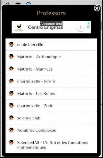 Tutoriels mathématiques screenshot 4