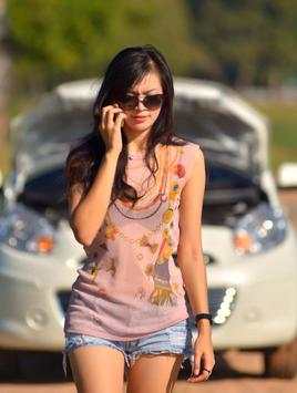 Sexy Car Model Girls Wallpaper screenshot 4