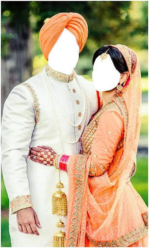 Couple Punjabi Wedding Frames screenshot 1