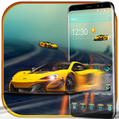 Super Speed Racing Car Theme icon