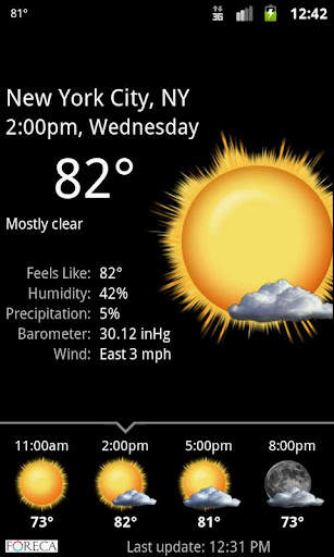 Palmary Weather screenshot 2