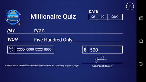 Millionaire Quiz - Fun Trivia Quiz Game screenshot 5
