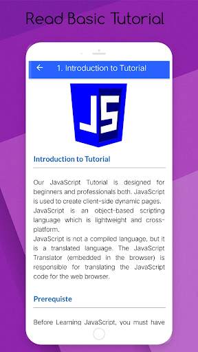 JavaScript Offline Tutorial screenshot 4