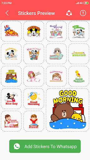 Good Night And Good Morning Stickers For Whatsapp screenshot 2