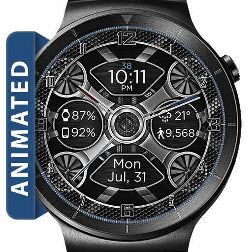 Mesh Gears HD Watch Face Widget &amp; Live Wallpaper أيقونة