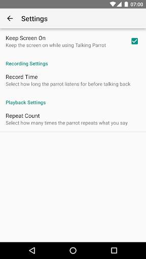 Talking Parrot screenshot 2