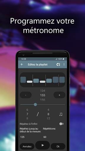 Camtronome - métronome, caméra screenshot 4