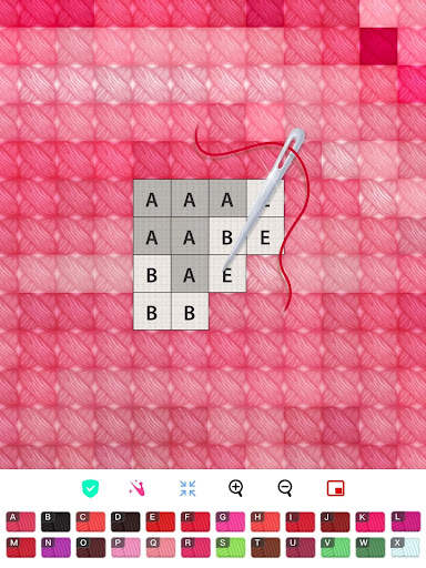 Color by Letter: Sewing game screenshot 8