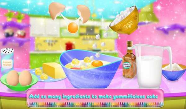 Crayon Cake Maker Game: Kids Cooking Fun screenshot 7