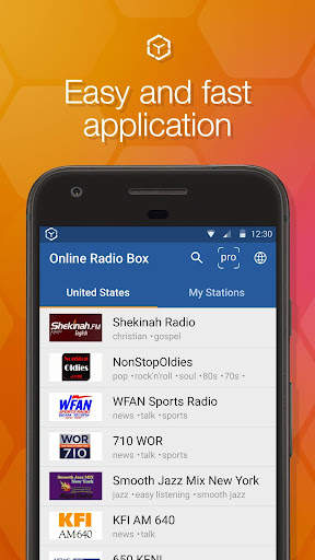 Online Radio Box radio player screenshot 1