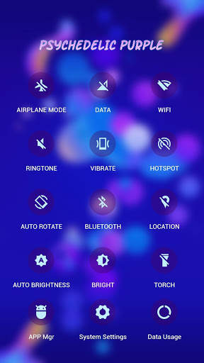 Dreamy Purple APUS Launcher theme screenshot 3