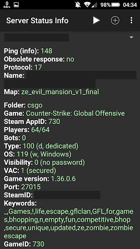 Server Status Info स्क्रीनशॉट 3