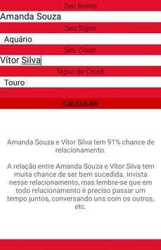 Crush Calculadora do Amor screenshot 1