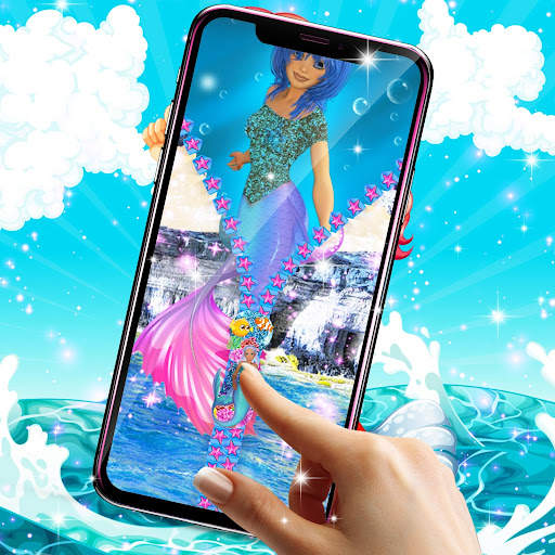 Mermaid lock screen screenshot 5