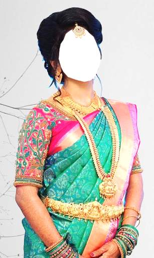 Women Bridal Saree Montage screenshot 15