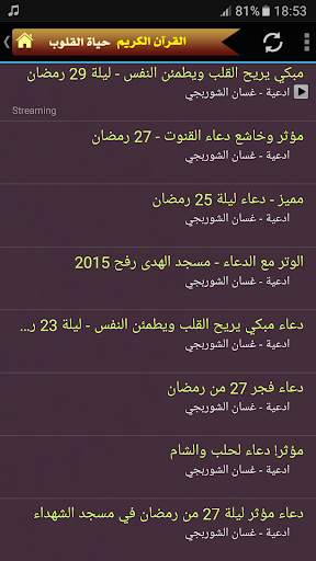 القران الكريم كاملا بصوت غسان الشوربجي screenshot 7