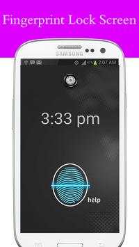 Fingerprint app Lock Simulator screenshot 1