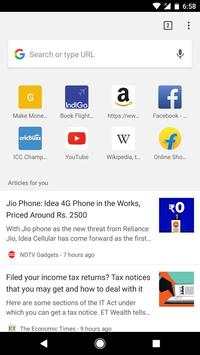 4G Indian Browser screenshot 1