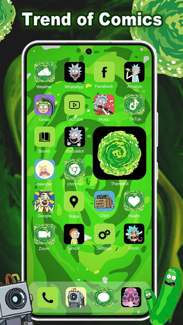Dark Wednesday Theme Launcher screenshot 8