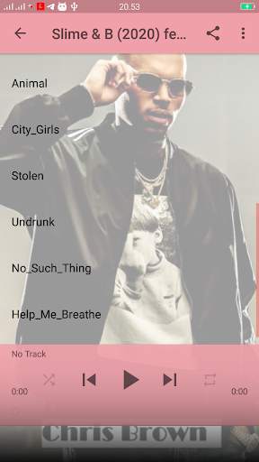 CHRIS BROWN popular song screenshot 4