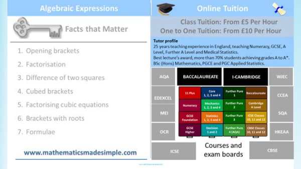 Maths C1 Algebraic Expressions screenshot 4
