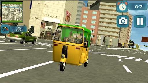 tuk tuk rickshaw driving game 3D screenshot 2
