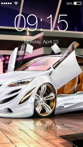 Sport Car Speed Screen lock screenshot 1