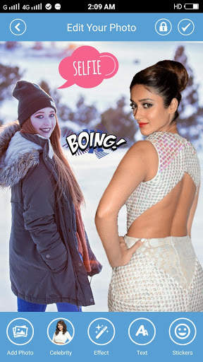 Selfie with Celebrity & Photo Editor screenshot 3