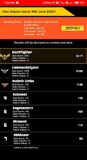 Free Diamonds And Elite Pass Play Quiz screenshot 2