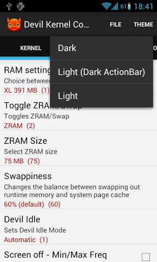 Devil Kernel Config 6 تصوير الشاشة