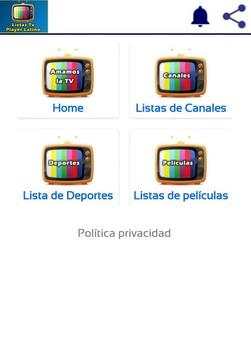 Listas Tv Player Latino screenshot 3