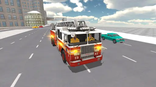 Fire Truck Driving Simulator screenshot 24