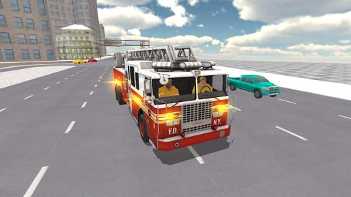 Fire Truck Driving Simulator screenshot 24