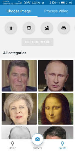 FakeMe: deepfake videos screenshot 2