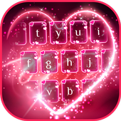Liebe rote Herz-Tastatur icon