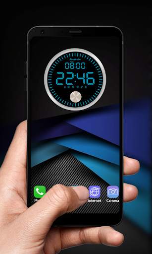 Analog & Digital Clock Wallpaper screenshot 5