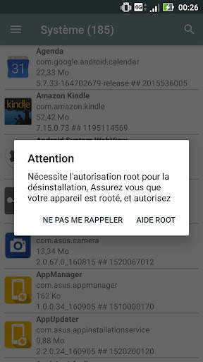 Gestionnaire d'applications système screenshot 6
