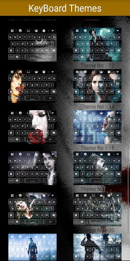 Vampire Keyboard Theme screenshot 2