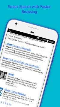 Smart Search - Fast Web Browser,Browse In Private. screenshot 1