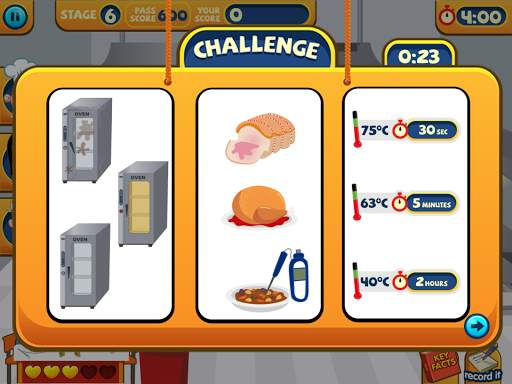 A Game to Train Food Safety screenshot 10