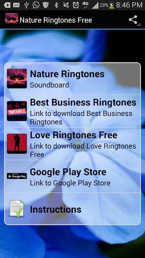 Nature Ringtones Free screenshot 1