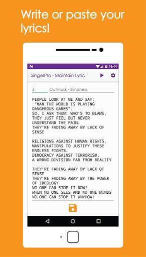SingerPro Music Teleprompter screenshot 2