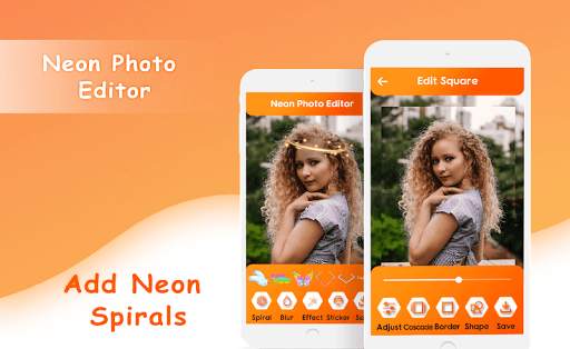 Neon photo editor screenshot 2