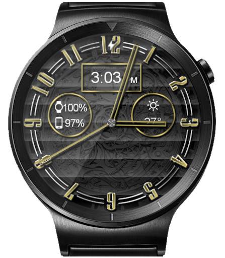Polished Style HD Watch Face & Clock Widget screenshot 12
