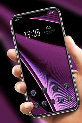 Colorful theme Purple business supple for Galaxy screenshot 3