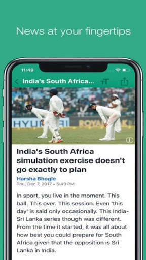 Free Cricket TV for Live Cricket Scores, Matches screenshot 3